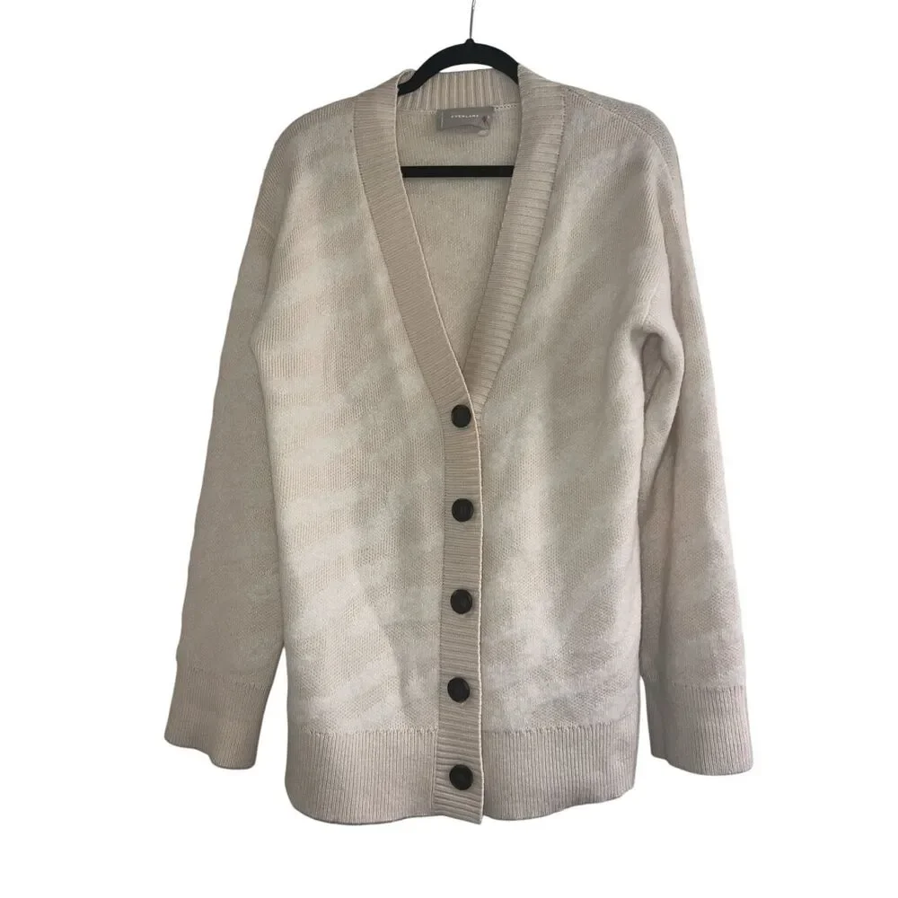 ✨EVERLANE THE ALPACA TIGER JACQUARD SZ SMALL CARDIGAN✨
